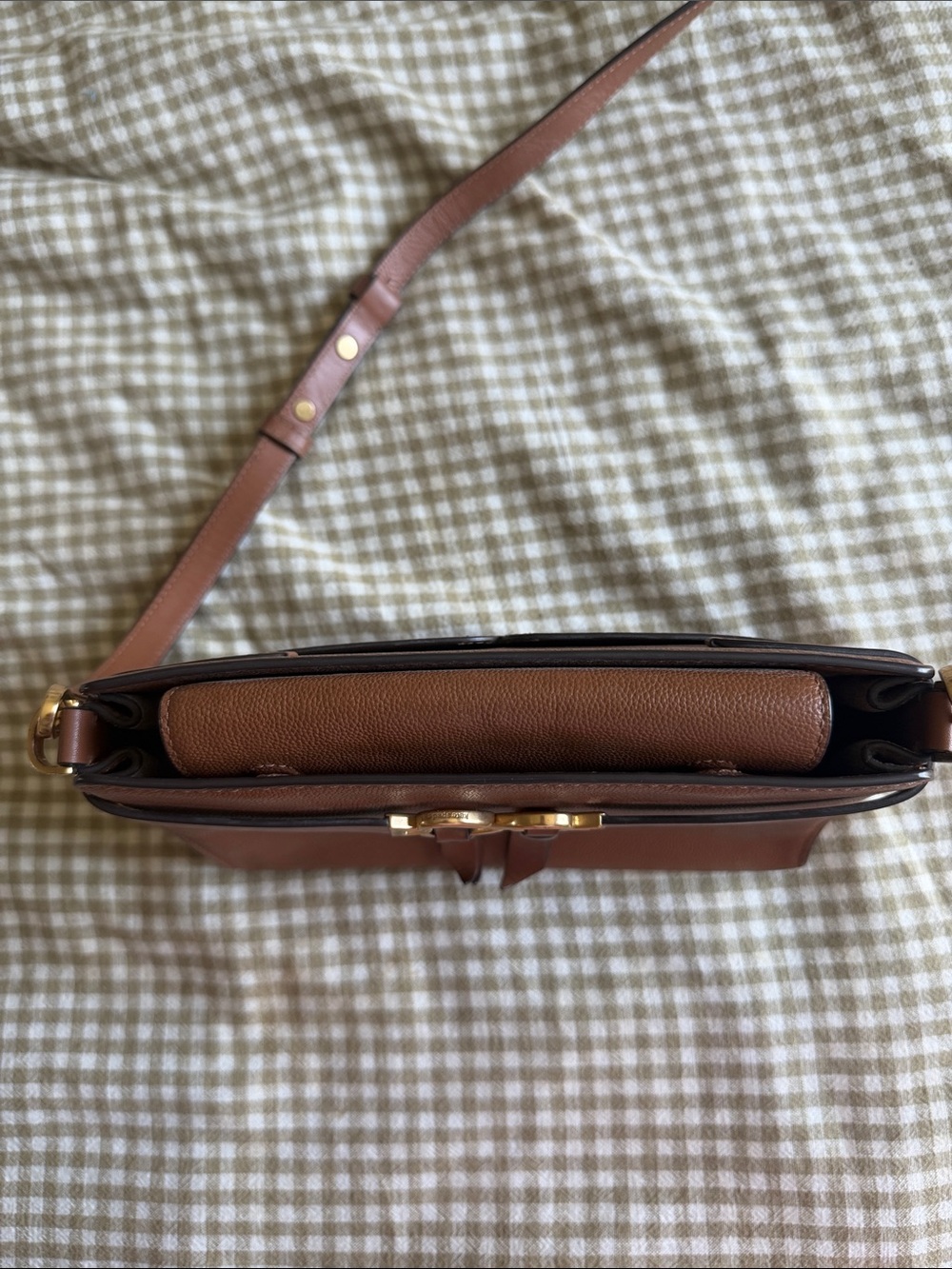 kate spade Brown Leather Crossbody with Gold Hardware - Picture 5 of 7